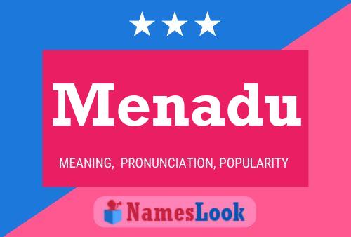 Menadu Name Poster