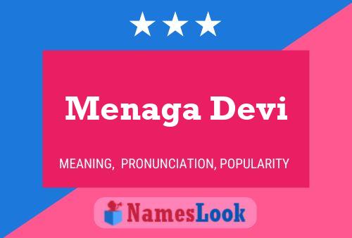 Menaga Devi Name Poster