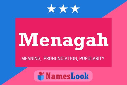 Menagah Name Poster