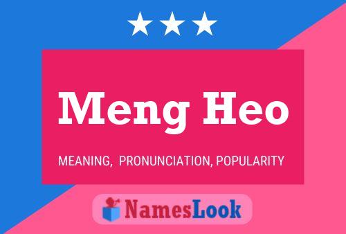 Meng Heo Name Poster