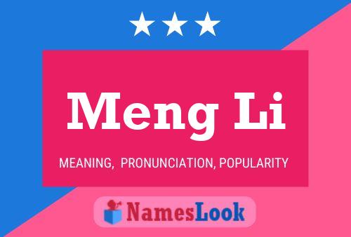 Meng Li Name Poster