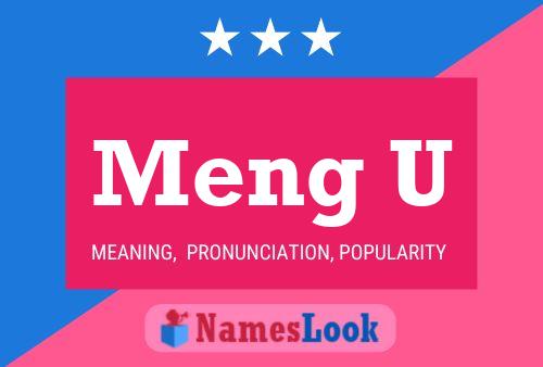 Meng U Name Poster