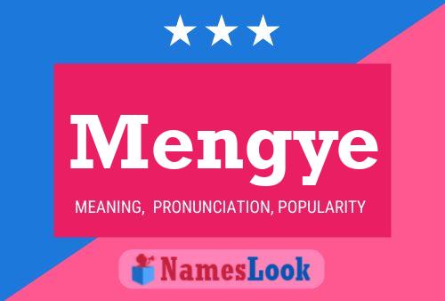 Mengye Name Poster