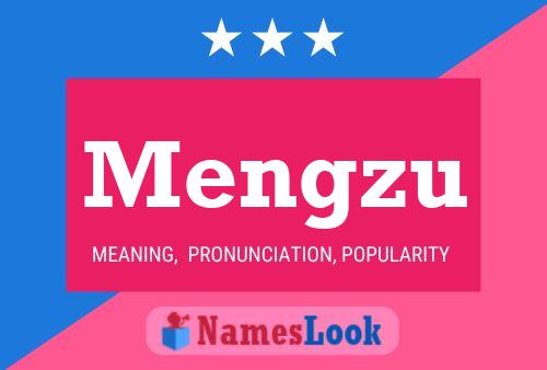 Mengzu Name Poster