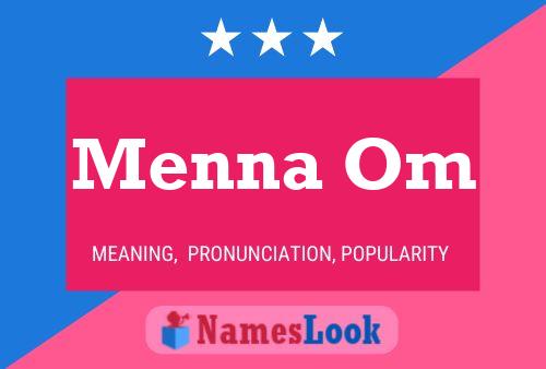 Menna Om Name Poster