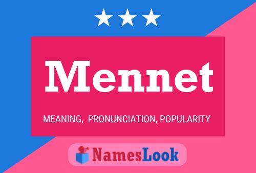 Mennet Name Poster