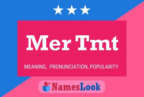 Mer Tmt Name Poster