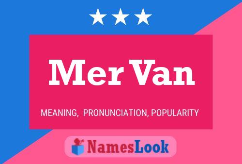 Mer Van Name Poster