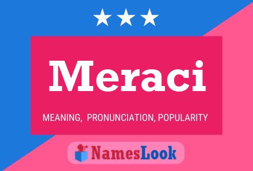 Meraci Name Poster