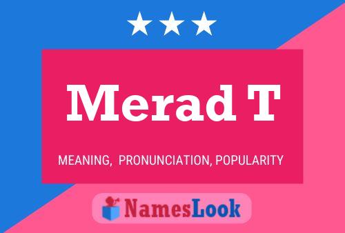 Merad T Name Poster