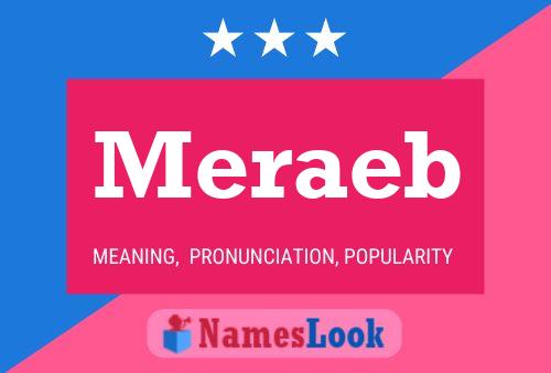 Meraeb Name Poster