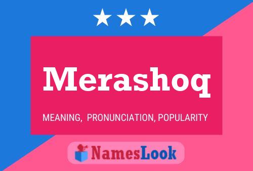 Merashoq Name Poster