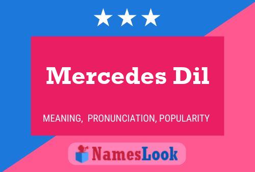 Mercedes Dil Name Poster