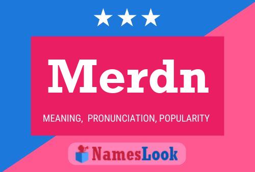 Merdn Name Poster