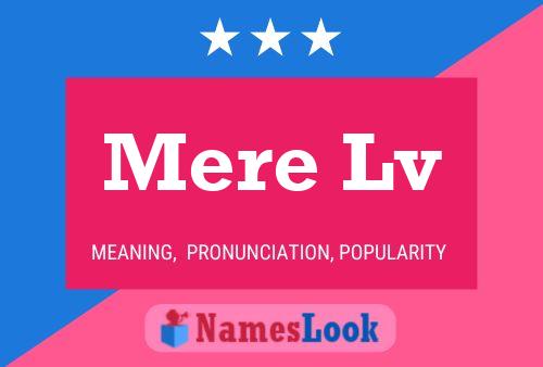 Mere Lv Name Poster