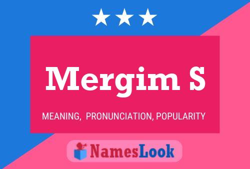 Mergim S Name Poster