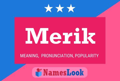 Merik Name Poster