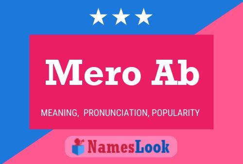 Mero Ab Name Poster