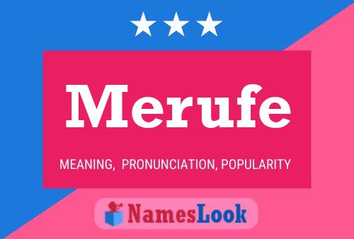 Merufe Name Poster