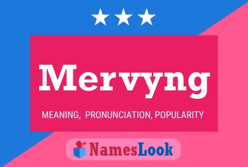 Mervyng Name Poster