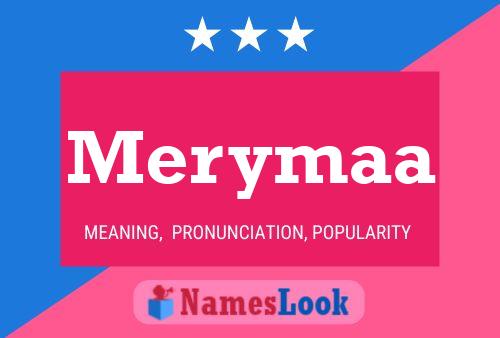 Merymaa Name Poster