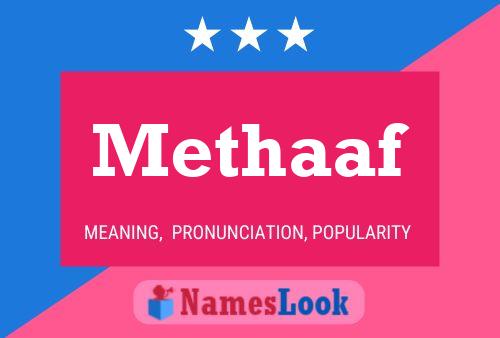 Methaaf Name Poster