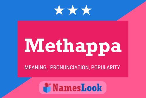 Methappa Name Poster