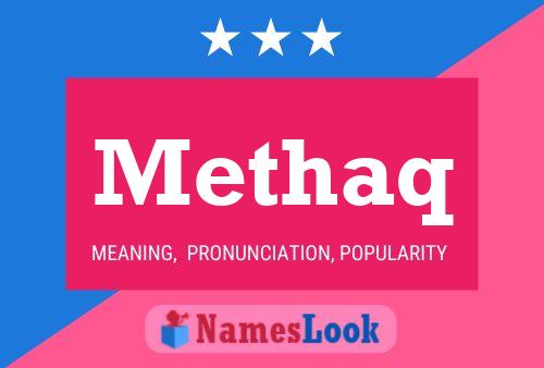 Methaq Name Poster