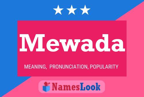 Mewada Name Poster