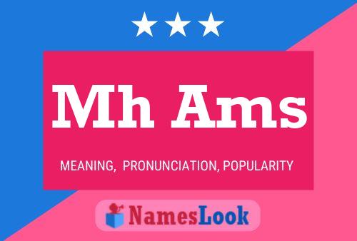 Mh Ams Name Poster