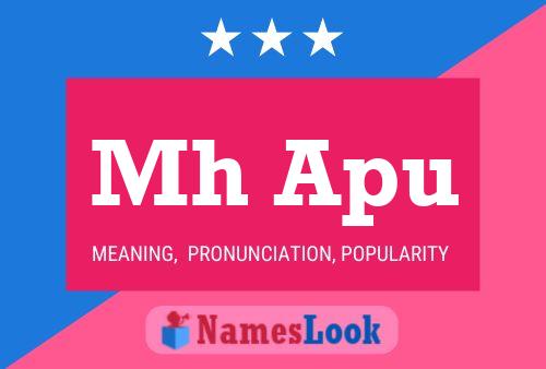 Mh Apu Name Poster