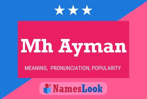 Mh Ayman Name Poster