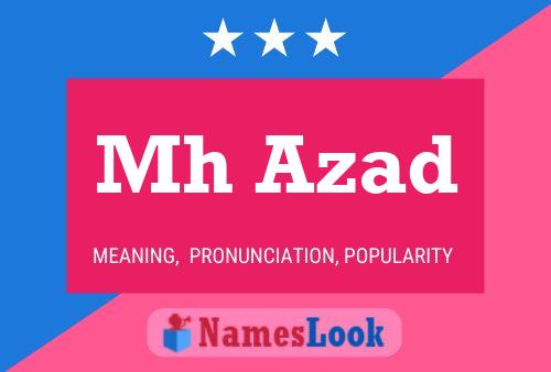 Mh Azad Name Poster