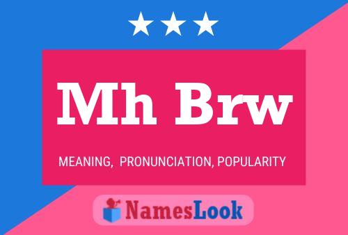 Mh Brw Name Poster