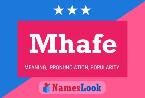 Mhafe Name Poster