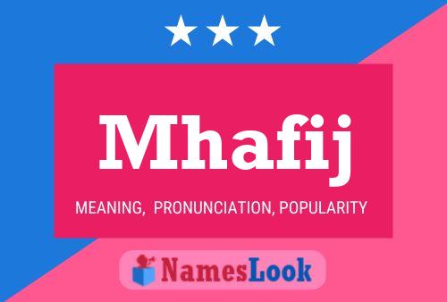 Mhafij Name Poster