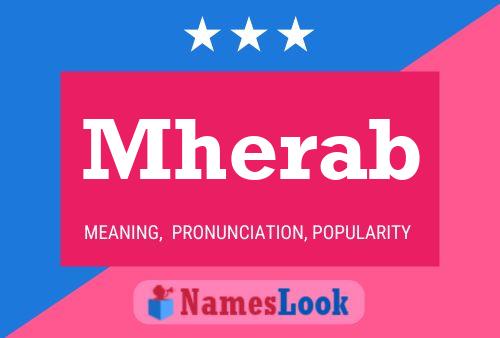 Mherab Name Poster