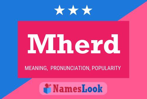 Mherd Name Poster