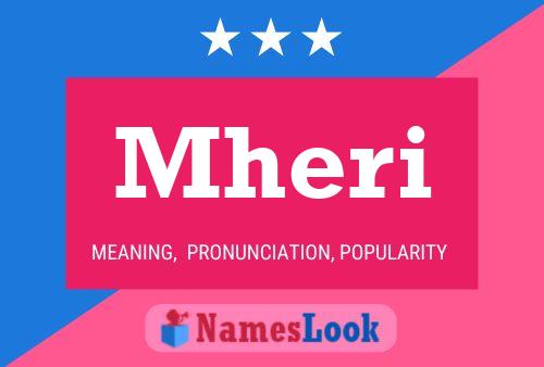 Mheri Name Poster