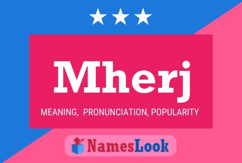 Mherj Name Poster