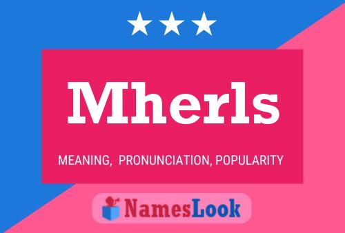 Mherls Name Poster