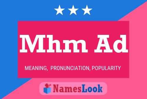 Mhm Ad Name Poster