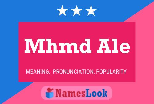 Mhmd Ale Name Poster