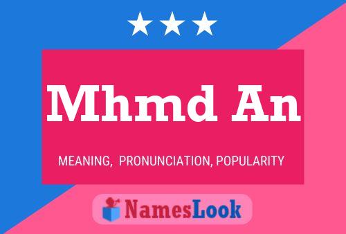 Mhmd An Name Poster