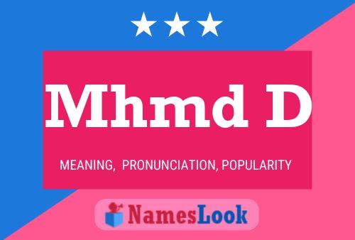 Mhmd D Name Poster