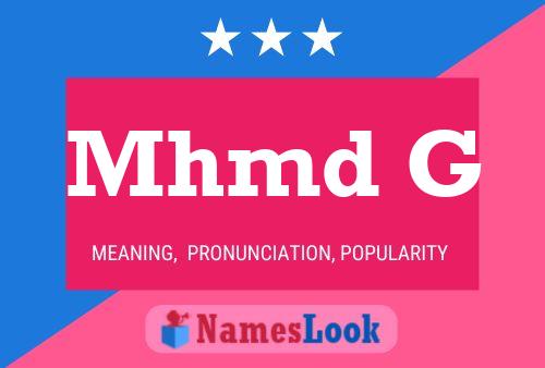 Mhmd G Name Poster