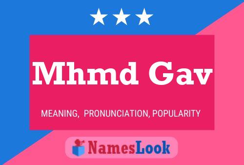 Mhmd Gav Name Poster