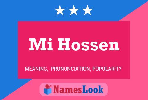 Mi Hossen Name Poster