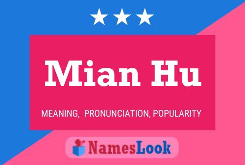 Mian Hu Name Poster