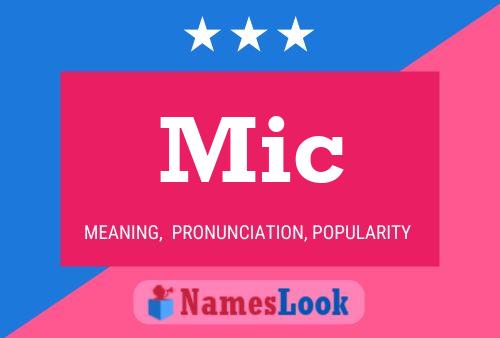 Mic Name Poster